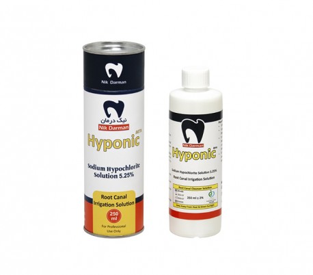 محلول هیپوکلریت سدیم 5.25% Hyponic 250ml - نیک درمان آسیا