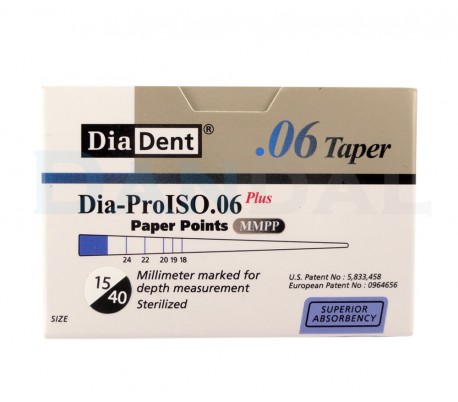 کن کاغذی مدرج تیپر 6% - DiaDent